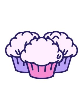 Geleneksel Brezilya hindistancevizi mantarı tatlısı çizimlerini salla ve duraklat