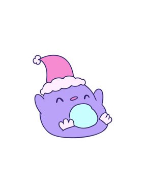 Kawaii pengueninin el yapımı satış animasyonu