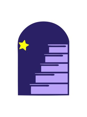 Parıldayan yıldızlar dövmenin hareketini geleneksel bir kapı eşiği gibi etkiler.