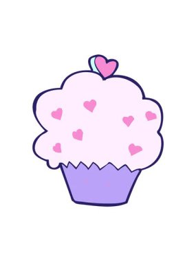 Kek çiziminin hareketli animasyonu