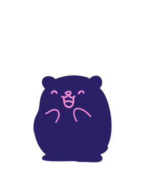 Mutlu küçük ayının zıplama hareketi