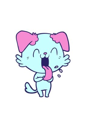 Çizgi film soluyan köpeğinin animasyonunu genişletiyor.