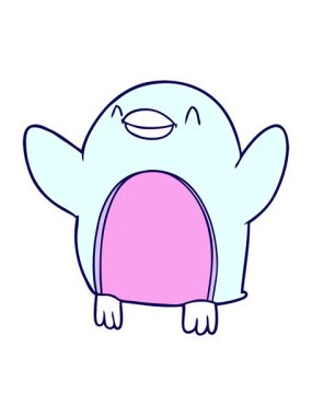 Robin 'in neon ışık efekti animasyonu