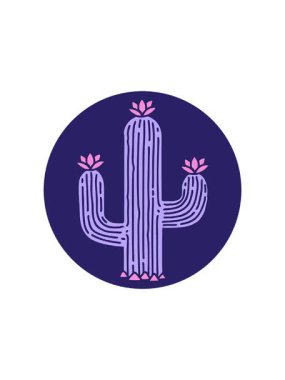 Bir kaktüsün radyoaktif parlayan animasyonu