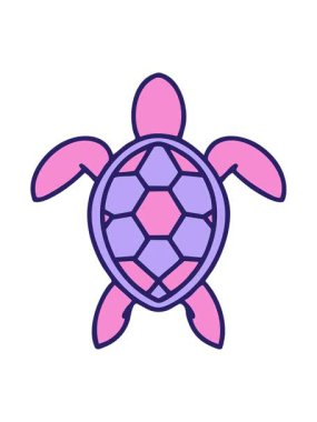 Brezilya kaplumbağasının yukarıdan gösterilen animasyonunu bob ve duraklat