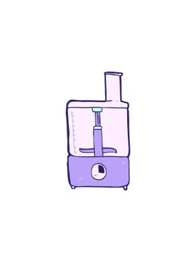 Çizgi film karıştırıcısının yıldız patlaması etkisi canlandırması