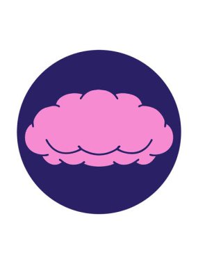 Gri bir bulutun ikonik dövme stili görüntüsünün dönen hareket animasyonu