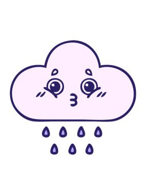 Bulutun karikatürünün hareketli animasyonu