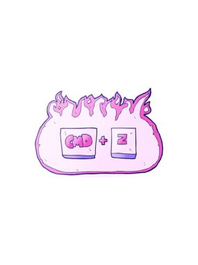 freehand çizilmiş çizgi film komut Z fonksiyonunun hareketli canlandırması