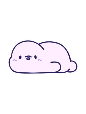 Basınç, küçük bir fokun tatlı çizgi filminin animasyonunu patlatıyor.