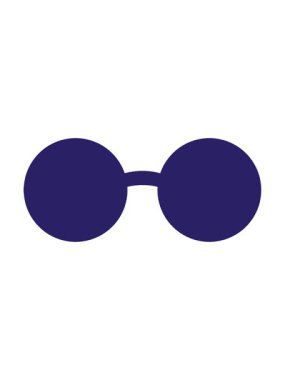 güneş gözlüğü grafik vektör resimleme simgesinin canlandırmasını çalıştır