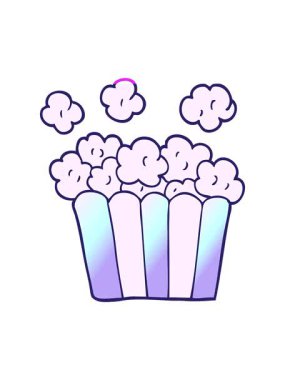 Patlamış mısır çiziminin animasyonunu güçlendir