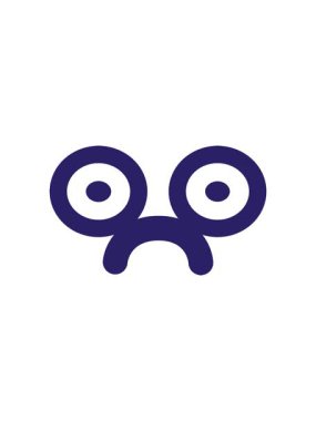 Üzgün bakışlı yüz simgesinin hareketli animasyonu