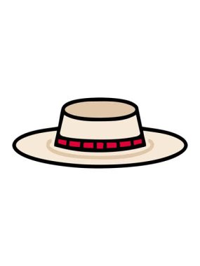 Brezilya şapkasının kenarlı animasyonunu salla ve durdur