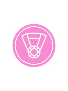 Madalya ödüllü dairesel simgenin gösterişli satış animasyonu