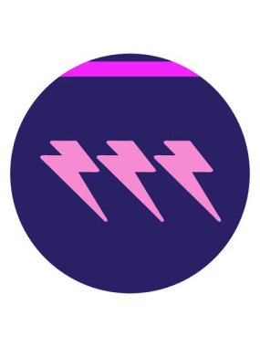 yıldırımların dövme stili görüntüsünün canlandırmasını çalıştır