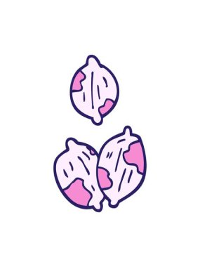 Kabuklu karikatür karikatür fındıklarının hareketli animasyonu