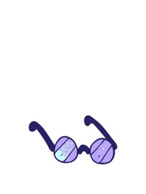 Çizgi film karalama gözlüğü animasyonunu genişletiyorum.