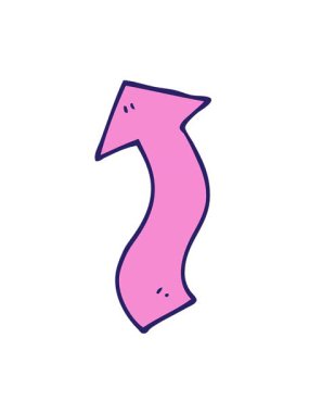 Karikatür karalama yönetme okunun hareketli animasyonunu oynat