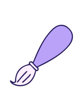 Güzel bir fırça karikatürünün basınçlı animasyonu