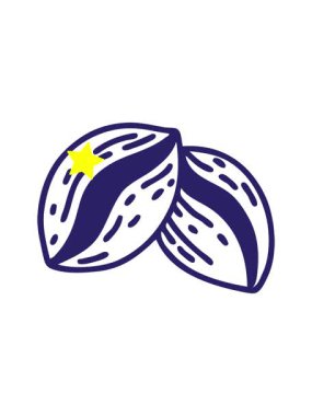 Parlayan yıldızlar, dövmenin siyah çizgi şeklindeki kahve çekirdeklerini canlandırır.