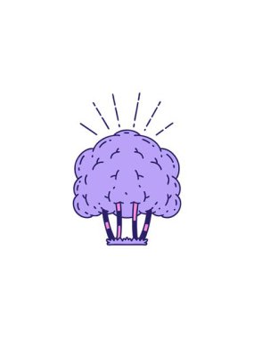 Geleneksel dövme stili ağaç tasarımının satış animasyonu