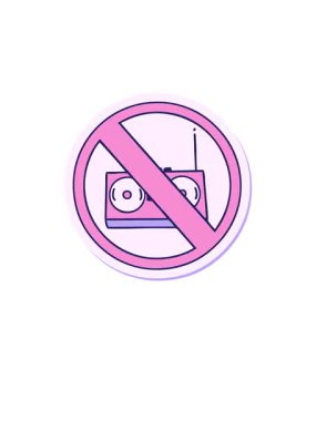 Kalk ve havada süzül. Tatlı bir çizgi filmin çıkartması. Radyonun girmesine izin yok.