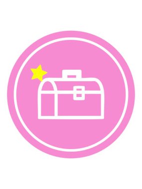 Parıldayan yıldızlar alet kutusu dairesel simgesinin canlandırmasını etkiler