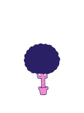 Ağaç çizimlerinin zıplama hareketi canlandırması