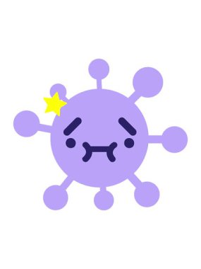 Parıldayan yıldızlar utangaç sinir virüsünün animasyonunu etkiler.