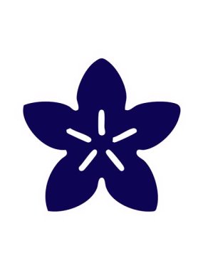 Basit bir Japon tarzı çiçek tasarımının neon ışık efekti animasyonu