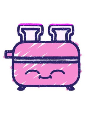 Tost makinesi çiziminin animasyonunu güçlendir