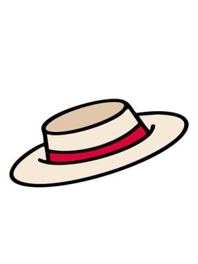 bobbing motion animation of traditional brazilian hat