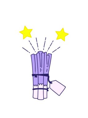 Dönen yıldızlar geleneksel dövme stili pırasa örneklerinin animasyonu