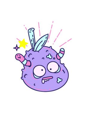 Parlayan yıldızlar, geleneksel dövme stili çürük armudun animasyonunu etkiler.