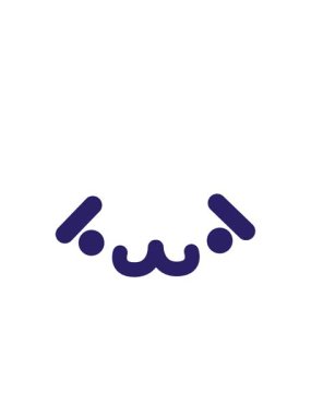 Sevimli utangaç hayvan yüzü simgesinin yükselişi ve yüzüşü