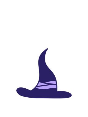 Büyüleyici bir cadı şapkası tasarımının çizgi filminin yükselişi ve yüzüşü