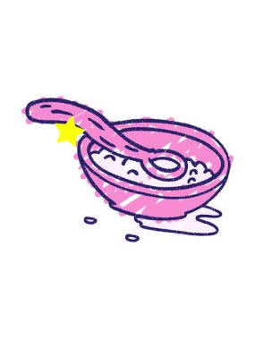 Parıldayan yıldızlar Çorba Kasesi Tebeşir Çizimi 'nin animasyonunu etkiliyor