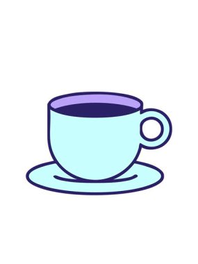 Yanıp sönen radyal çizgiler geleneksel bir kahve tarzında dövme animasyonu