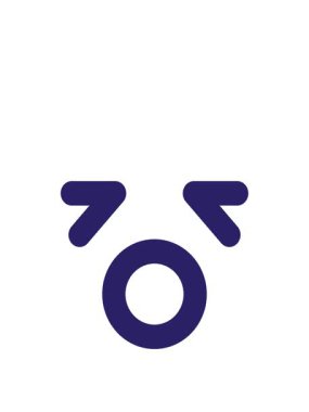 Basit, yorgun, esneyen yüz simgesinin animasyonunu büyütüyorum.