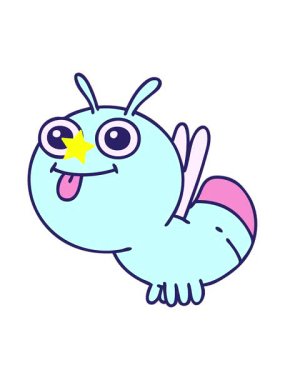 Parlayan yıldızlar ışıldayan bir böceğin çizgi filminin animasyonunu etkiler.