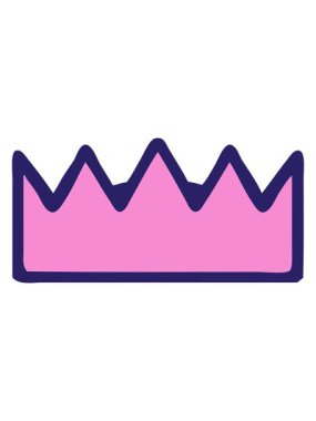 Parlak ışık efekti. Dövmenin geleneksel bir taç tarzında canlandırması.