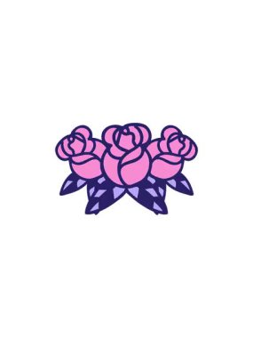 Geleneksel çiçek buketinin gösterişli satış animasyonu