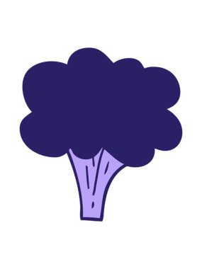 karikatür karalama brokoli sapının animasyonunu bob ve duraklat