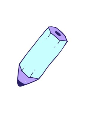 Çizgi film karakteri karalamalarının efekt canlandırmasını göster