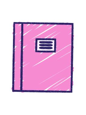 vibrating motion animation of Book Drawing