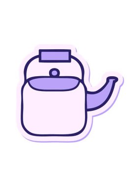 Tatlı bir çizgi film tenceresinin çıkartmasının animasyonunu bob ve duraklat