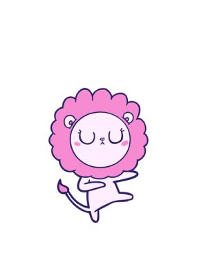 Çizgi film aslan dansının animasyonunu genişletiyor.