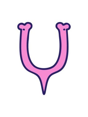 Bir dilek kemiğinin titreyen hareketli dövmesel görüntüsü