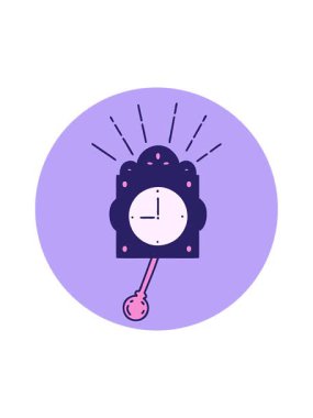 Dövme stili tik saatinin hareketli canlandırması